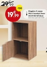 Etagère 2 cases Mix n'modul Door - Maxi Bazar Etagère 2 cases Mix n'modul Door à 19,99 € dans le catalogue Maxi Bazar