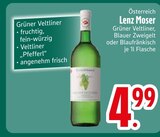 Grüner Veltliner von Lenz Moser im aktuellen EDEKA Prospekt für 4,99 €