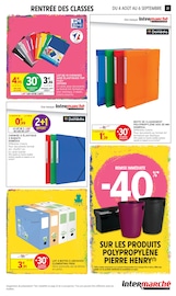 Promos Boîte De Rangement dans le catalogue "VIVEMENT LA FIN DES VACANCES" de Intermarché Super Boîte De Rangement en promo dans le catalogue Intermarché Super à la page 21