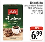 Kaffee Auslese Klassisch Angebote von Melitta bei EDEKA Dresden für 6,99 €