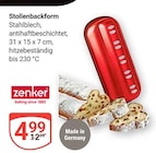 Stollenbackform im Angebot bei GLOBUS in Salzgitter Stollenbackform Angebote von Zenker bei GLOBUS Salzgitter für 4,99 €