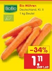 Bio Möhren von BioBio für 1,11 € bei Netto Marken-Discount im Angebot Bio Möhren von BioBio im aktuellen Netto Marken-Discount Prospekt
