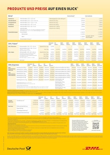 Aktueller Deutsche Post Prospekt (Bardowick, 1 Seite zum blÀttern Deutsche Post Prospekt PRODUKTE UND PREISE AUF EINEN BLICK mit 1 Seite