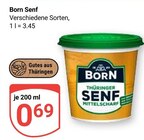 Senf im Angebot bei GLOBUS in Gera Senf Angebote von Born bei GLOBUS Gera für 0,69 €