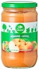 Compote de pomme à Carrefour dans Saudrupt