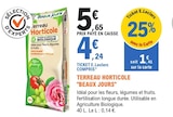 Terreau Horticole - BEAUX JOURS en promo à 4,24 € chez E.Leclerc Terreau Horticole - BEAUX JOURS dans le catalogue E.Leclerc