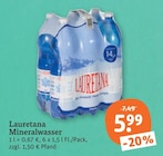 Aktuelles Mineralwasser Angebot bei tegut in Mannheim ab 5,99 €