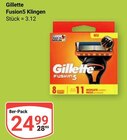 Fusion5 Klingen Angebote von Gillette bei GLOBUS Neustadt für 24,99 €