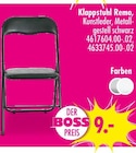 Klappstuhl Remo im aktuellen SB Möbel Boss Prospekt