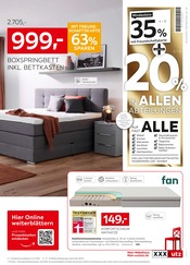 Aktueller XXXLutz Möbelhäuser Prospekt mit Boxspringbett, "NR.1 BEIM PREIS", Seite 29