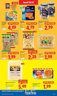 Promotion Alimentation Vegan dans le prospectus Lidl, valable du 23/10/2025 au 29/10/2025 Promo Alimentation Vegan dans le catalogue Lidl du moment à la page 13