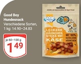Hundesnack im Angebot bei GLOBUS in Rüsselsheim Hundesnack Angebote von Good Boy bei GLOBUS Rüsselsheim für 1,49 €
