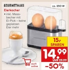Eierkocher von GOURMETmaxx für 14,99 € bei Netto Marken-Discount im Angebot Eierkocher von GOURMETmaxx im aktuellen Netto Marken-Discount Prospekt
