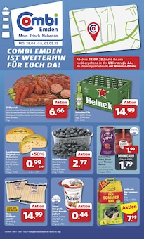Aktueller combi Emden Prospekt "Markt - Angebote" mit 34 Seiten
