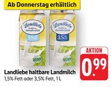 Haltbare Landmilch 1,5% Fett Angebote von Landliebe bei EDEKA Rottenburg für 0,99 €