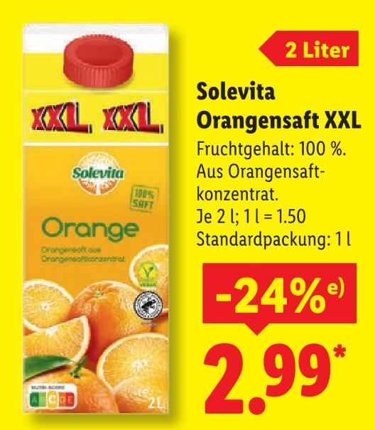 Orangensaft XXL