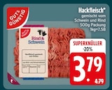 Hackfleisch gemischt vom Schwein und Rind Angebote von Gut & Günstig bei EDEKA Straubing für 3,79 €