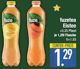 Schwarzer Tee Zitrone oder Pfirsich von fuzetea im aktuellen EDEKA Prospekt für 1,29 €