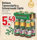 Trinkgut - Tannenzäpfle o. Schwarzwald Zäpfle Angebot im Prospekt Tannenzäpfle o. Schwarzwald Zäpfle bei Trinkgut im Prospekt "" für 5,49 €