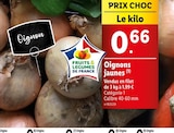 Oignons jaunes en promo chez Lidl Paris à 0,66 €