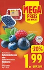 Kulturheidelbeeren für 1,99 € bei E center im Angebot Kulturheidelbeeren im aktuellen E center Prospekt