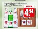EDEKA Hemhofen - Mineralwasser Angebot im Prospekt Mineralwasser bei EDEKA im Hemhofen Prospekt für 4,44 €