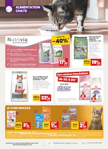 Catalogue Animalis de la semaine 34, "À la rentrée, ça ronronne de bons plans !", page 2, 25/08/2025 - 14/09/2025 Prospectus Animalis en cours, "À la rentrée, ça ronronne de bons plans !", page 2 sur 12