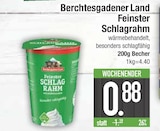 Feinster Schlagrahm Angebote von Berchtesgadener Land bei EDEKA München für 0,88 €