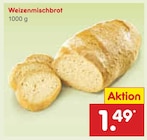 Aktuelles Weizenmischbrot Angebot bei Netto Marken-Discount in Solingen (Klingenstadt) ab 1,49 €