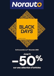 Catalogue Norauto en cours à Antibes, "BLACK DAYS", Page 1