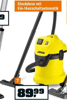 Nass- und Trockensauger „WD 3 P“ bei OBI in Aachen Nass- und Trockensauger „WD 3 P“ im Angebot bei OBI Aachen für 89,99 €