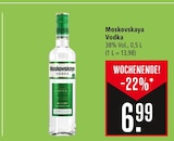 Vodka Angebote von Moskovskaya bei Marktkauf Reutlingen für 6,99 €