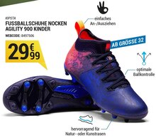 FUSSBALLSCHUHE NOCKEN AGILITY 900 KINDER bei DECATHLON in Dessau-Roßlau FUSSBALLSCHUHE NOCKEN AGILITY 900 KINDER im Angebot bei DECATHLON Dessau-Roßlau für 29,99 €