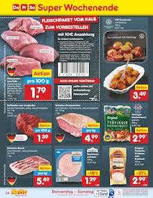 Schweinebauch im Netto Marken-Discount Prospekt "Aktuelle Angebote" mit 54 Seiten (Trier)