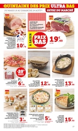 Offre Jambon cuit dans le catalogue Super U du moment à la page 27
