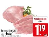 Puten-Schnitzel im Angebot bei EDEKA in Ravensburg Puten-Schnitzel Angebote bei EDEKA Ravensburg für 1,19 €
