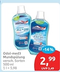Mundspülung von Odol-med3 für 2,99 € bei budni im Angebot Mundspülung von Odol-med3 im aktuellen budni Prospekt