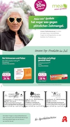 mea - meine apotheke Prospekt für Bamberg mit 4 Seiten mea - meine apotheke Prospekt für Bamberg: "Unsere Juli-Angebote", 4 Seiten, 01.07.2025 - 31.07.2025
