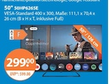 4K QLED Google Smart TV Serie HP6265E 50" 50HP6265E von Sharp im aktuellen V-Markt Prospekt für 299,00 €