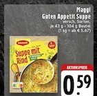 Guten Appetit Suppe Angebote von Maggi bei EDEKA Kleve für 0,59 €