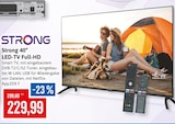 Strong 40" LED-TV Full-HD Angebote von STRONG bei Kaufhaus Stolz Flensburg für 229,99 €