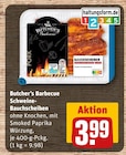 Schweine-Bauchscheiben Angebote von Butcher’s Barbecue bei REWE Reutlingen für 3,99 €