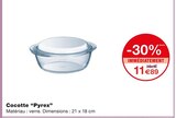 Cocotte - Pyrex en promo chez Monoprix Saint-Germain-en-Laye à 11,89 €
