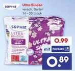 Netto Marken-Discount - Ultra Binden Angebot im Prospekt Ultra Binden bei Netto Marken-Discount im Prospekt "" für 0,89 €