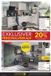 Aktueller BRAUN Möbel-Center Prospekt mit Kuchen, "EXKLUSIVER PERSONALVERKAUF", Seite 14