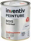 Peinture Bois blanc satin 2,5 L - INVENTIV - Mr.Bricolage à Saintes Peinture Bois blanc satin 2,5 L - INVENTIV en promo chez Mr.Bricolage Saintes à 39,90 €
