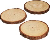 Assiette bois décorative à Carrefour dans Le Tuzan