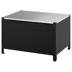 Box mit Deckel schwarz Edelstahl/für draußen Angebote von GRILLSKÄR bei IKEA Nürnberg für 99,00 €