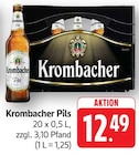 Pils Angebote von Krombacher bei E center Pirmasens für 12,49 €