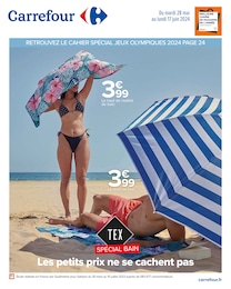 Catalogue Supermarchés Carrefour en cours à Pluneret et alentours, Spécial bain, 34 pages, 28/05/2024 - 17/06/2024